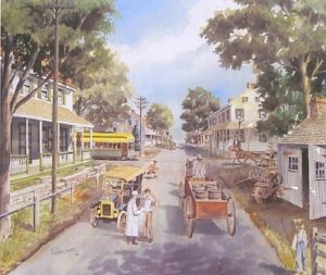 [$45] “Fairview Village” Lithograph