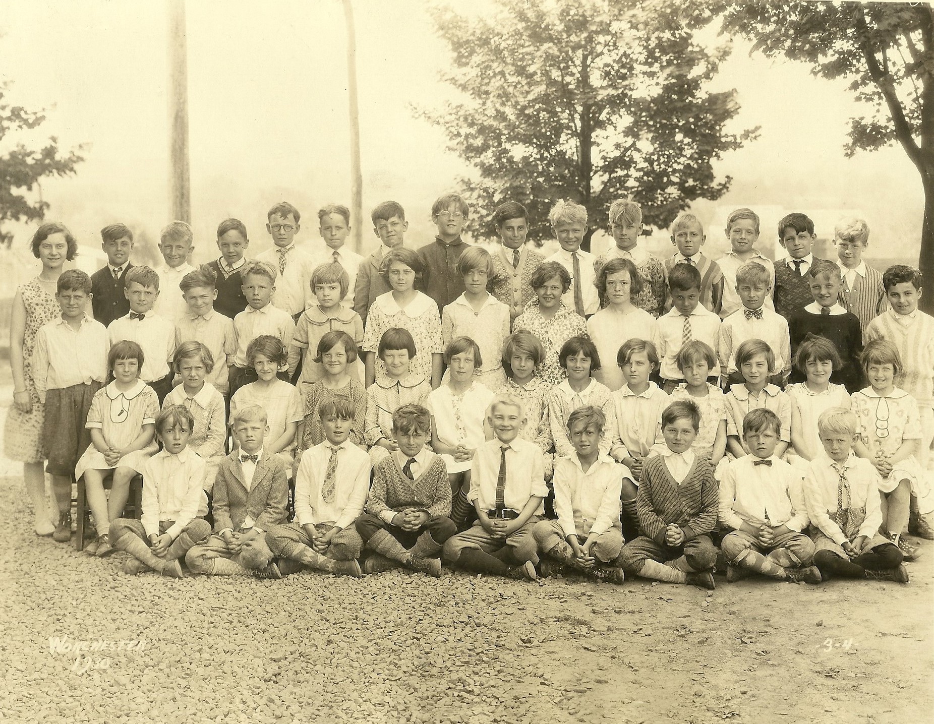 1930 Worcester 3rd-4th Grades