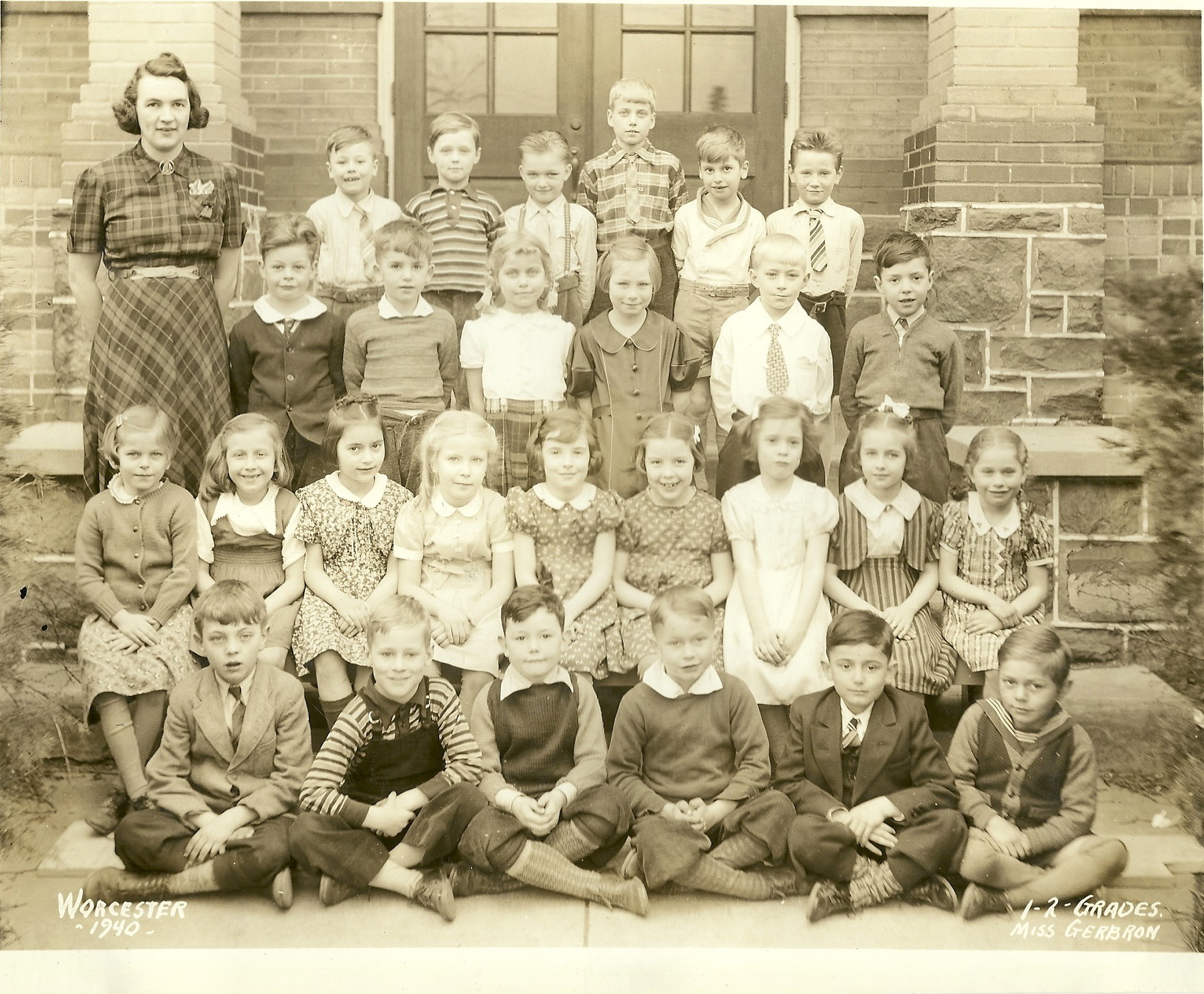 1940 1939 Worcester School 1st and 2nd Grades