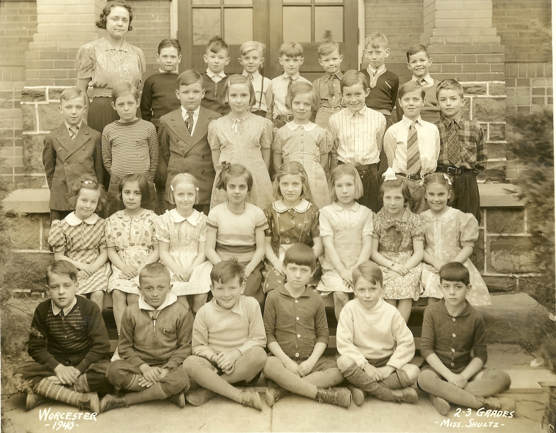 1940 1939 Worcester School 2nd-3rd Grades