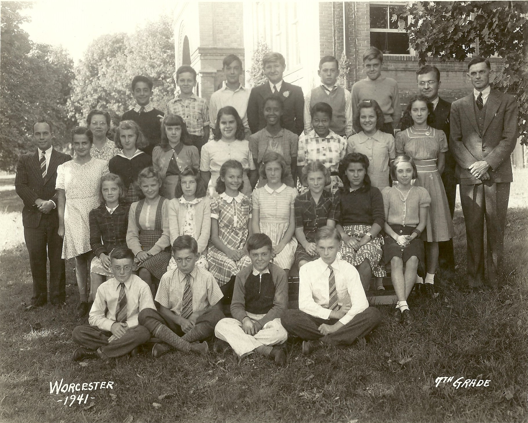 1941 Worcester School 7th Grade