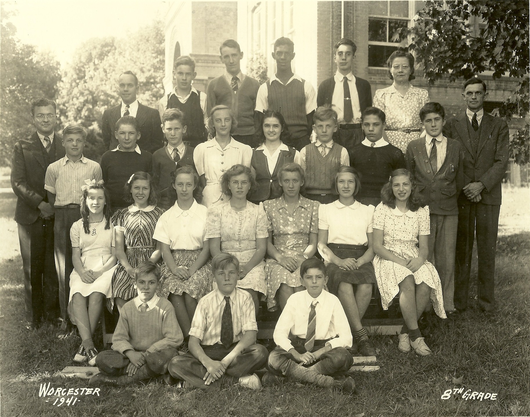 1941 Worcester School 8th Grade