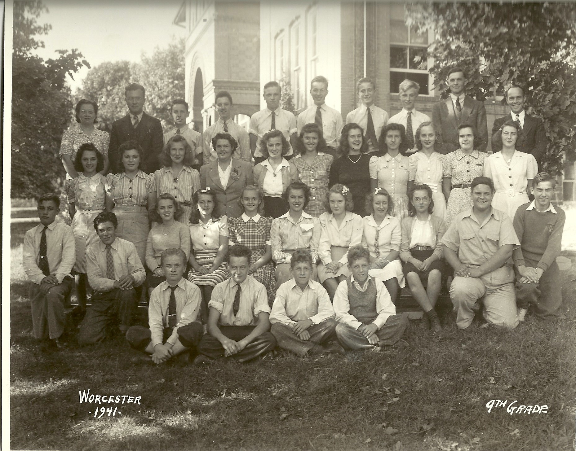 1941 Worcester School 9th Grade