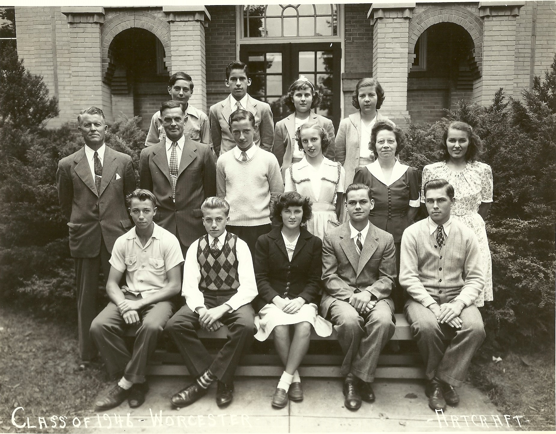 1945 Worcester School 10th Grade Class of 1946
