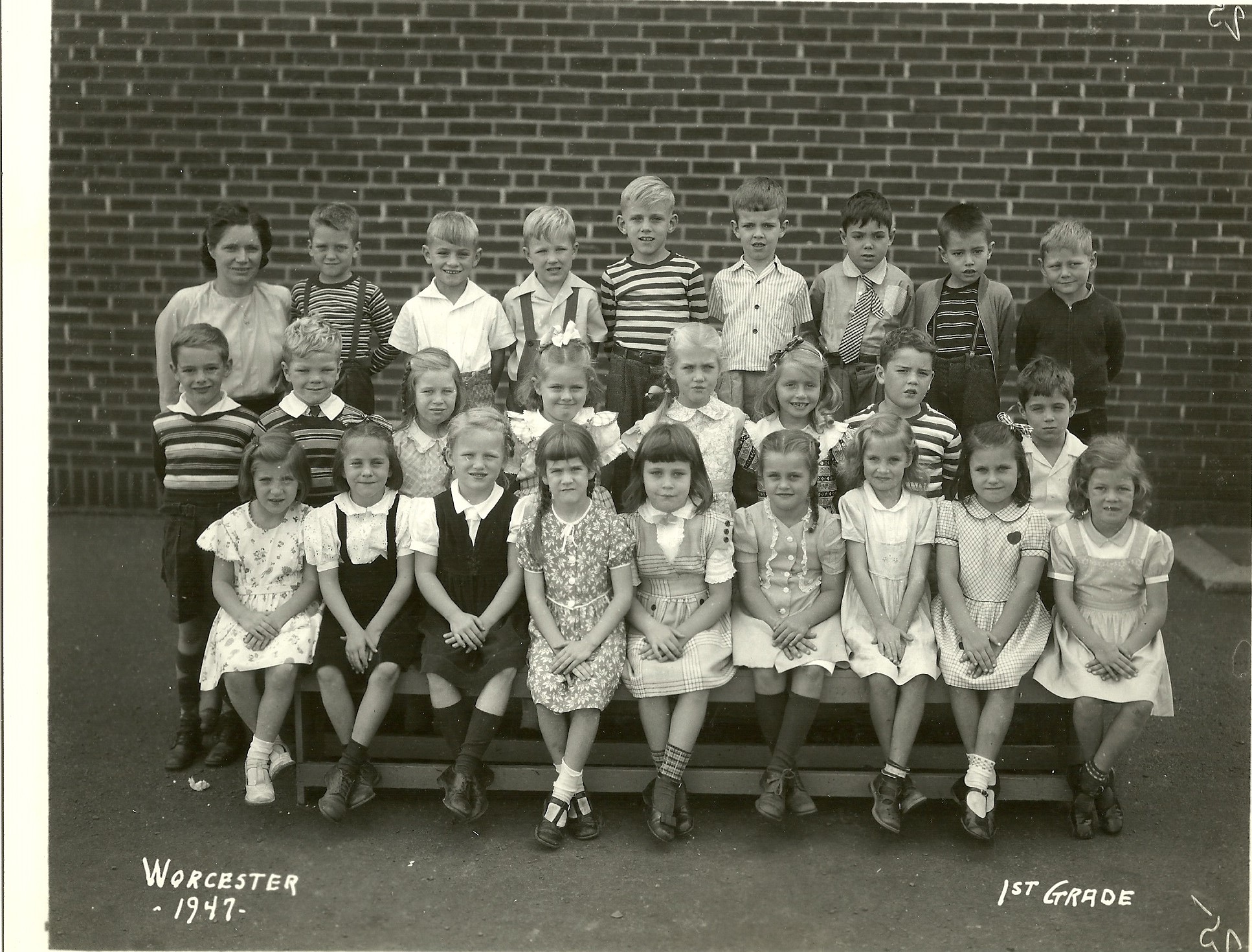 1947 Worcester School 1st Grade