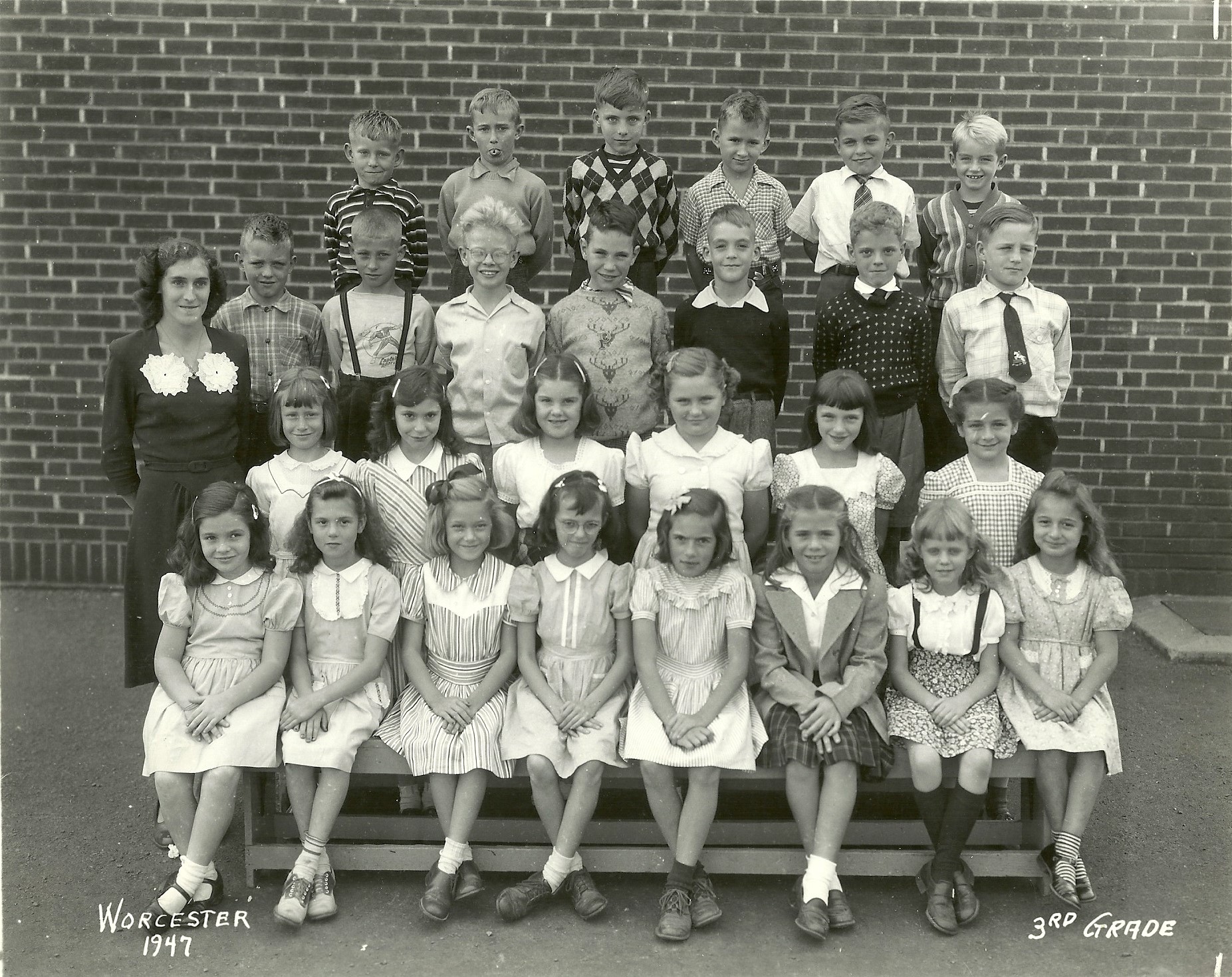 1947 Worcester School 3rd Grade