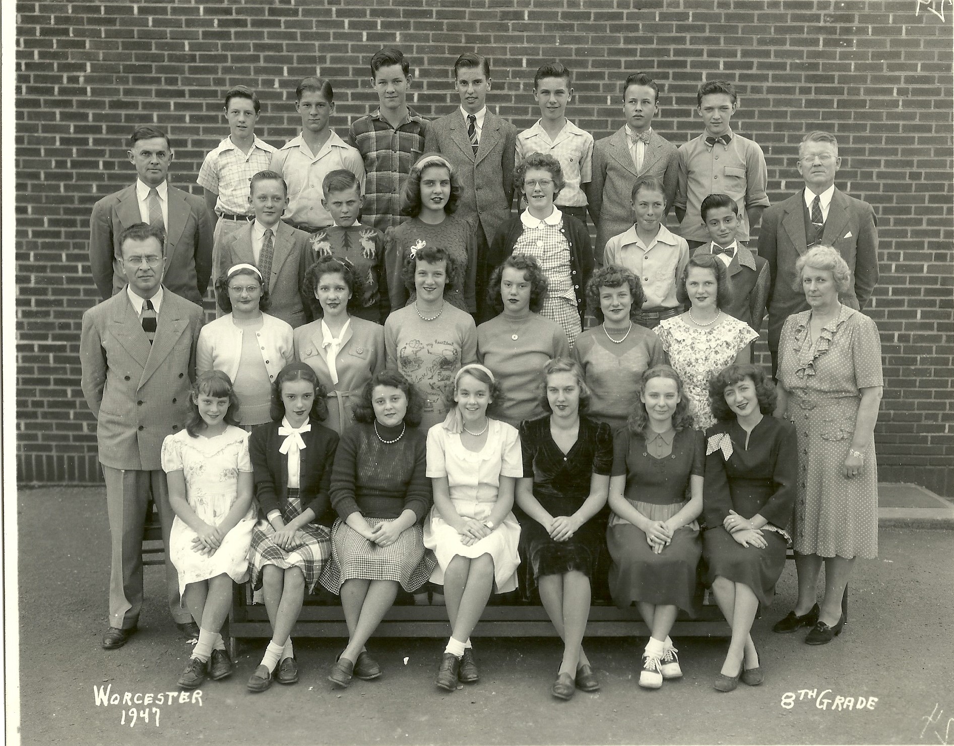 1947 Worcester School 8th Grade