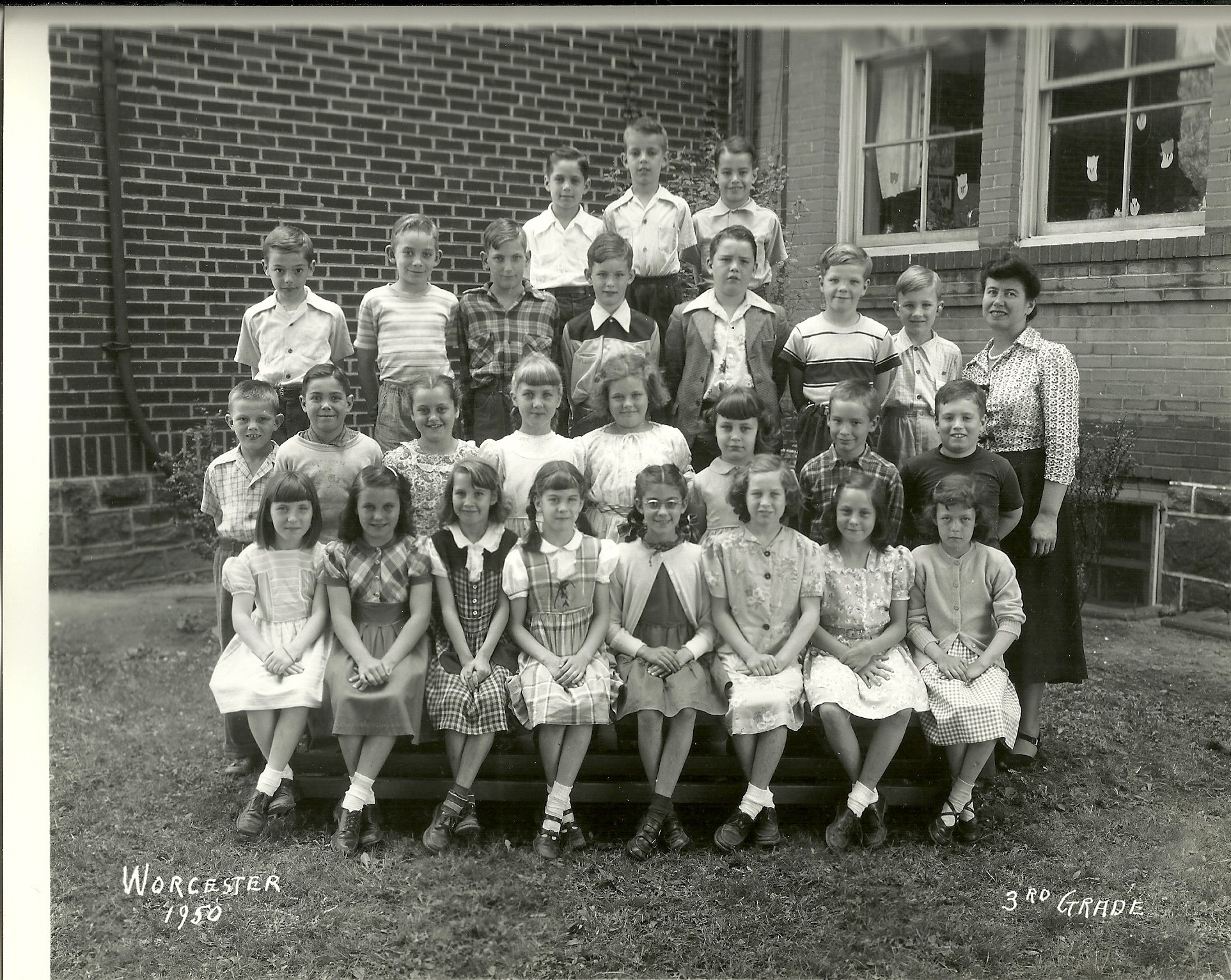 1950 Worcester School 3rd Grade