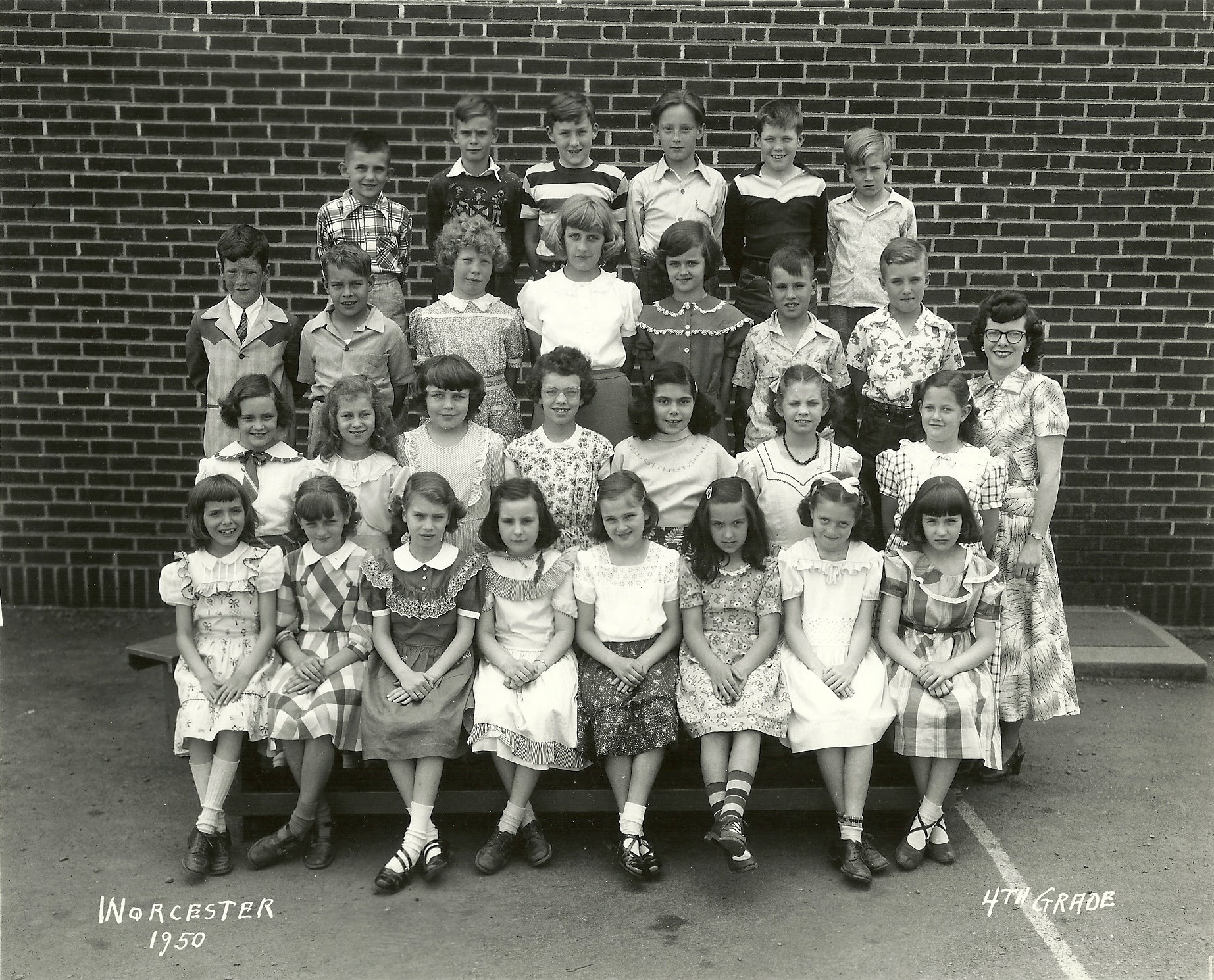 1950 Worcester School 4th Grade