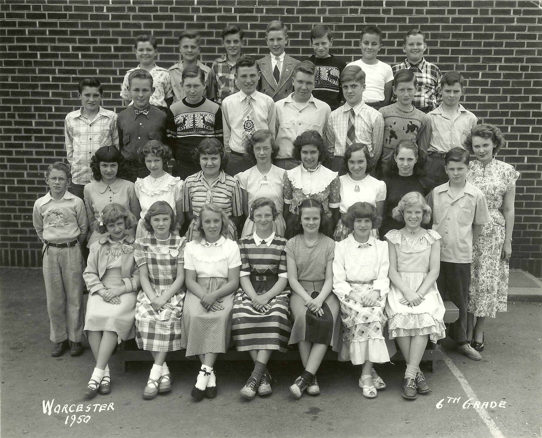 1950 Worcester School 6th Grade