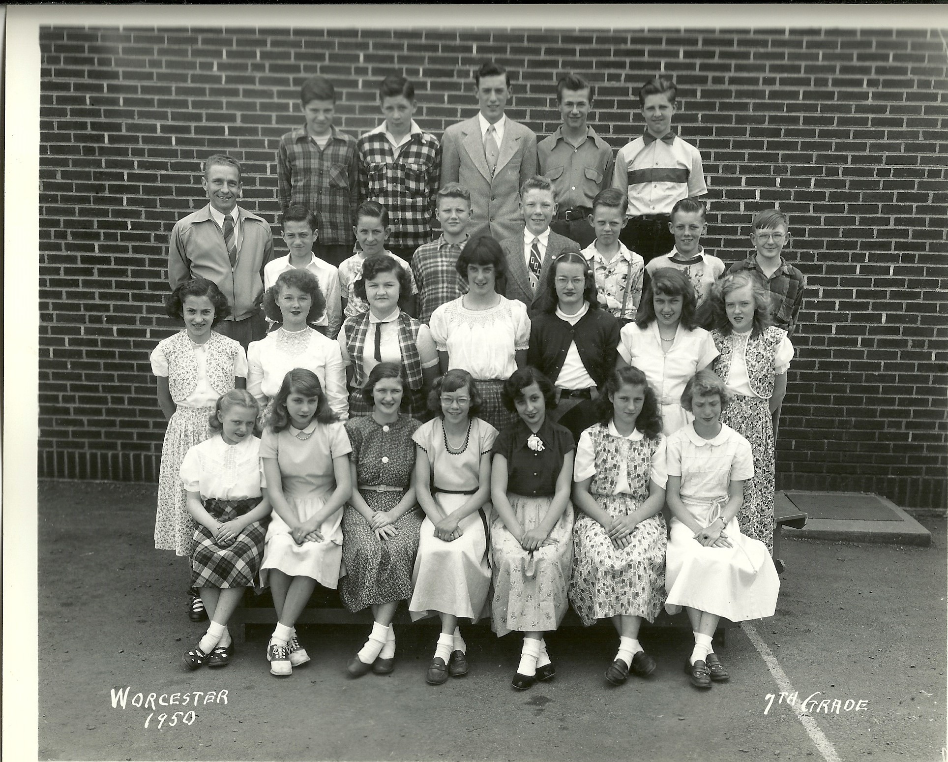 1950 Worcester School 7th Grade