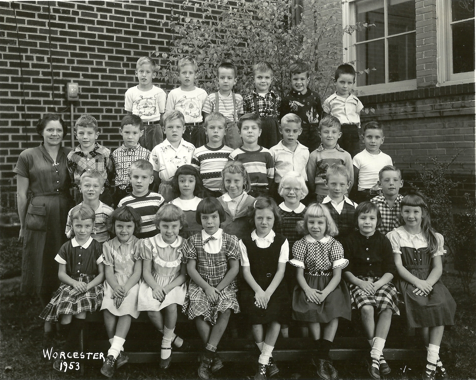 1953 Worcester School 1st Grade