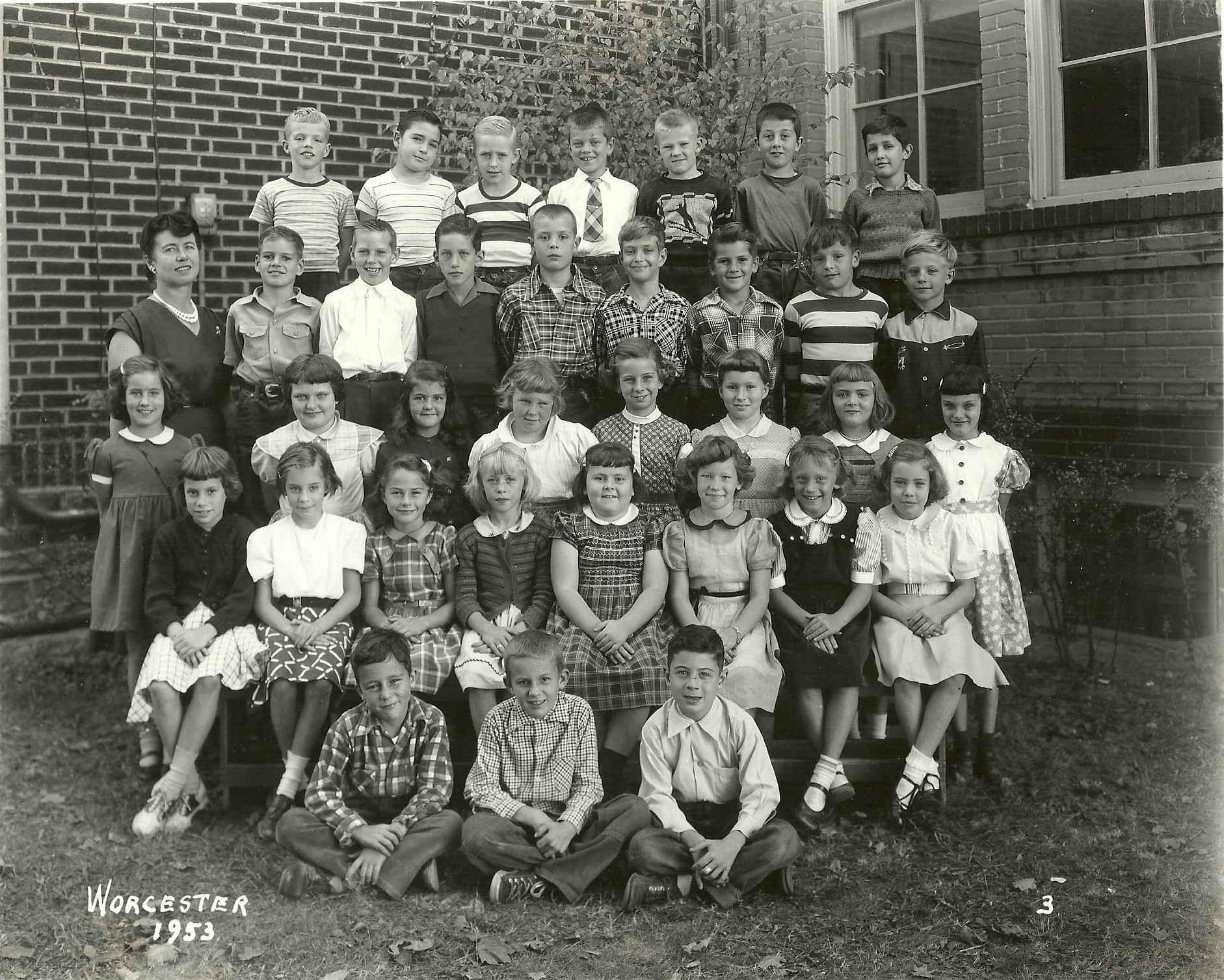 Worcester School 1953 3rd Grade