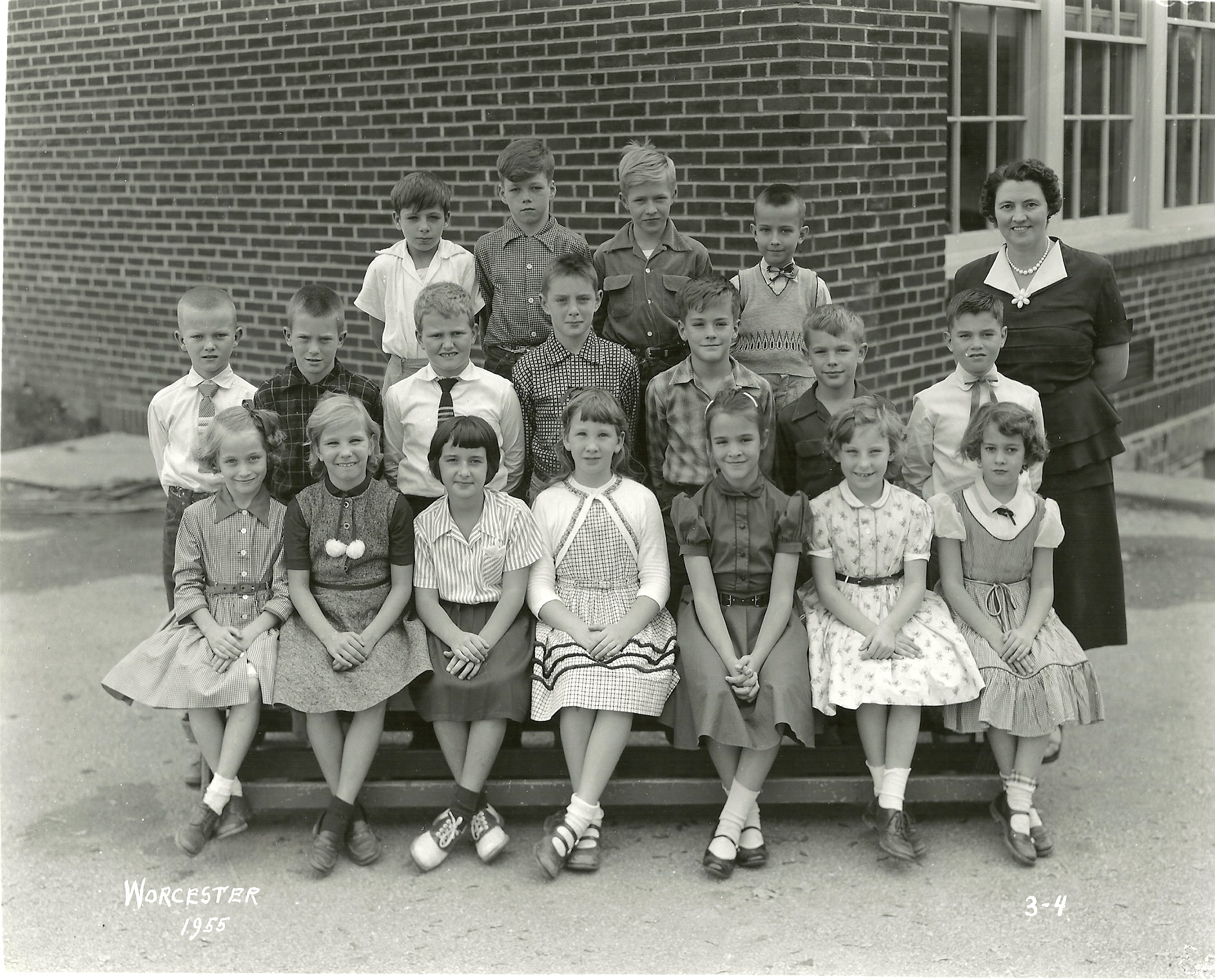 1955 Worcester School 3rd-4th Grade