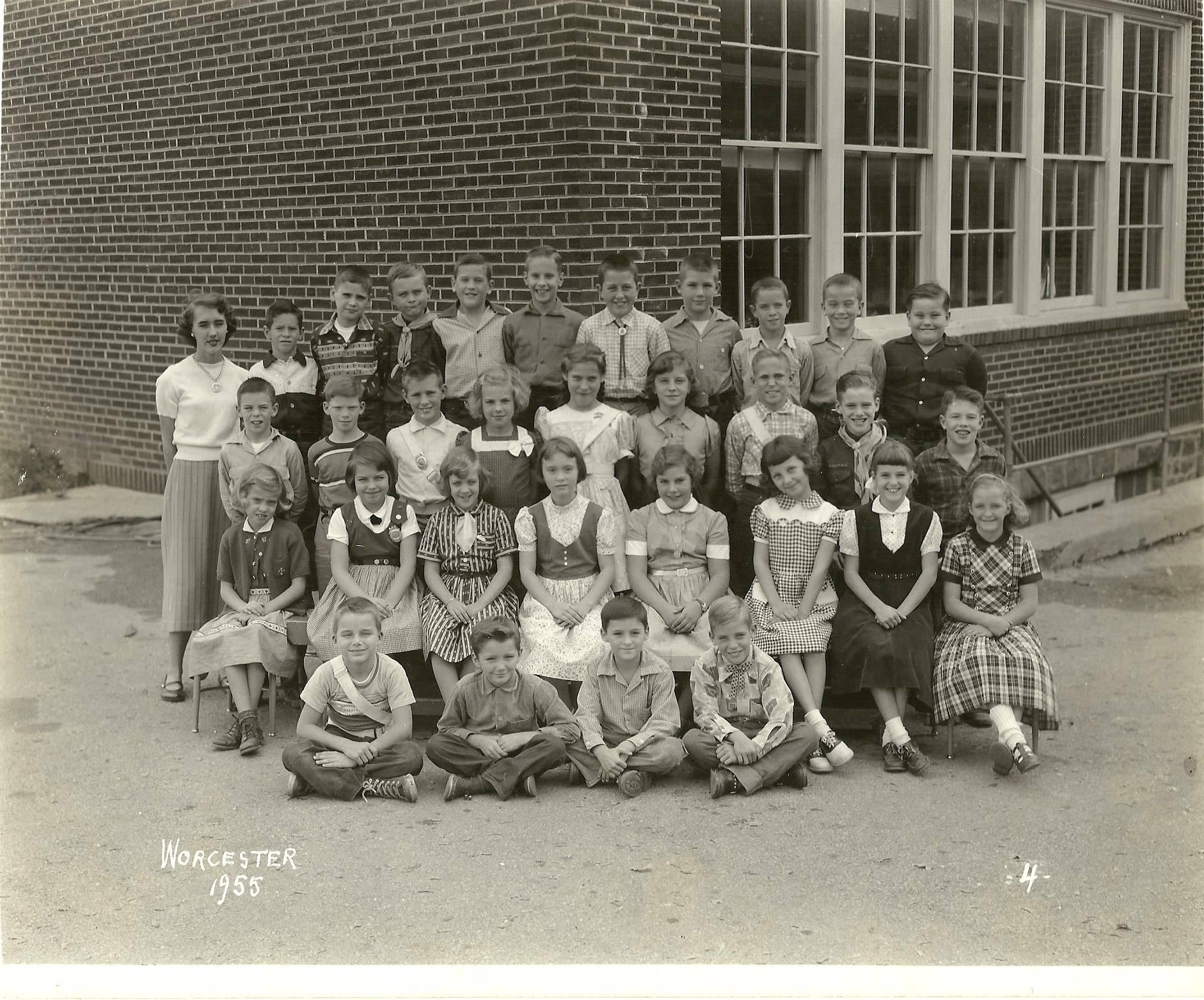 1955 Worcester School 4th Grade