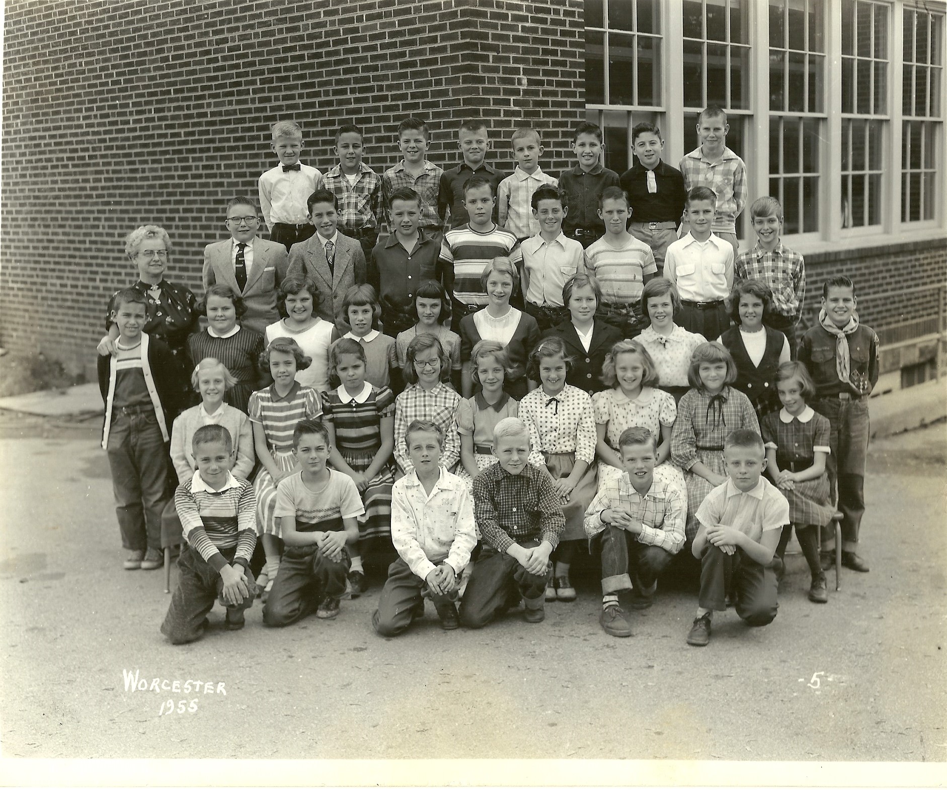 Worcester School 1955 5th Grade