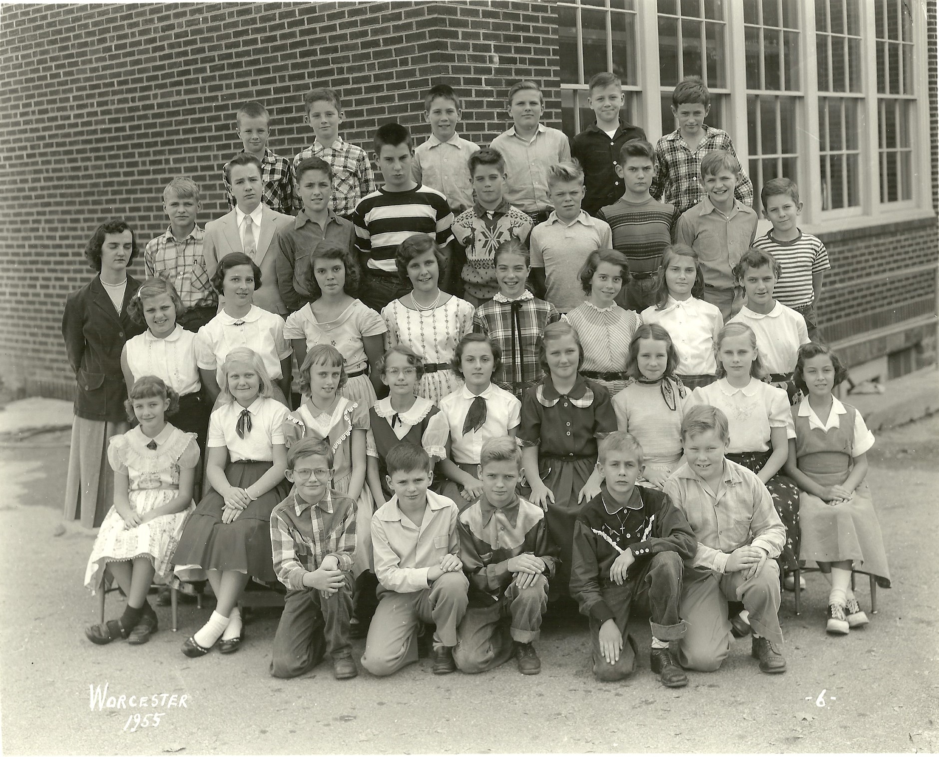1955 Worcester School 6th Grade