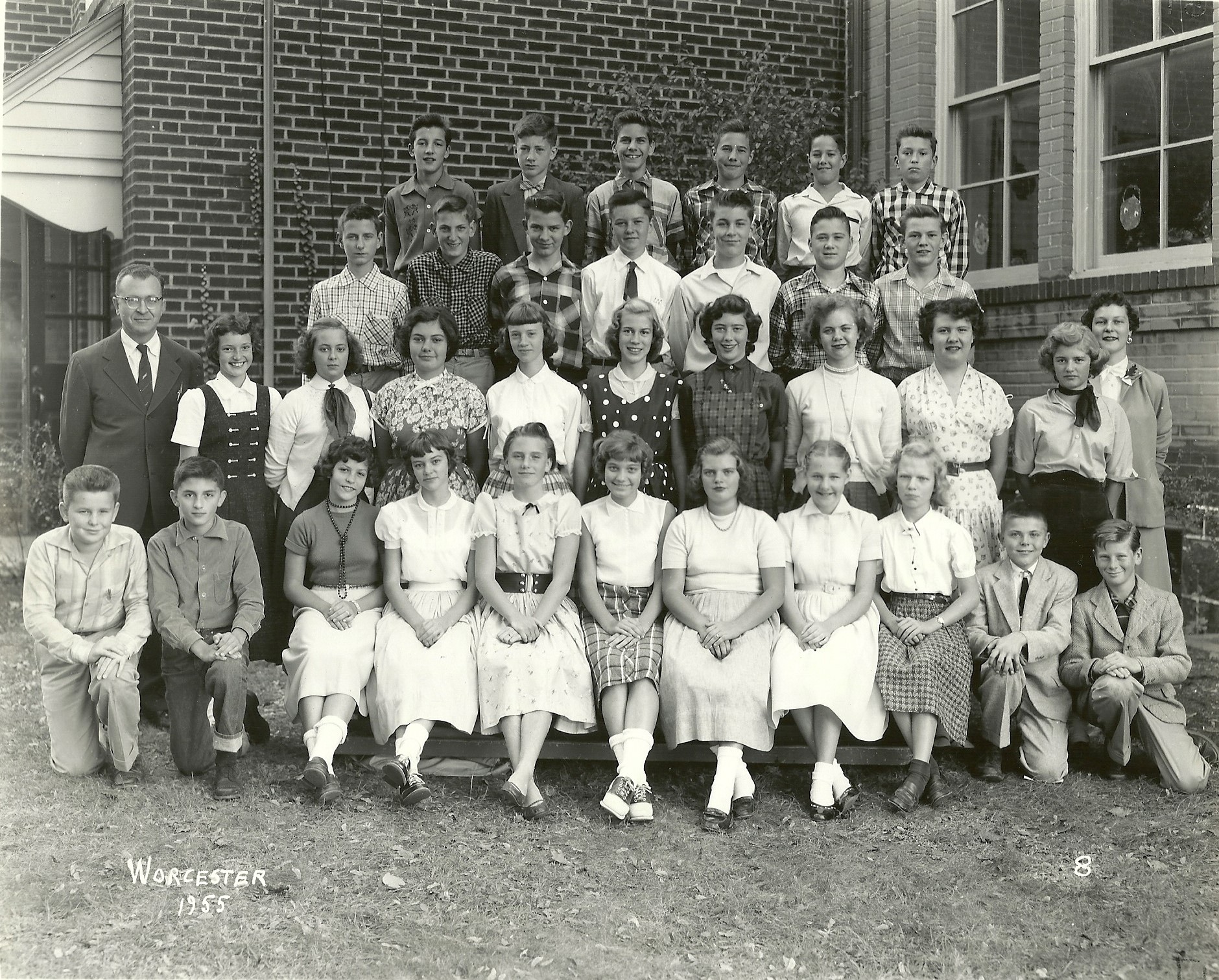 1955 Worcester School 8th Grade