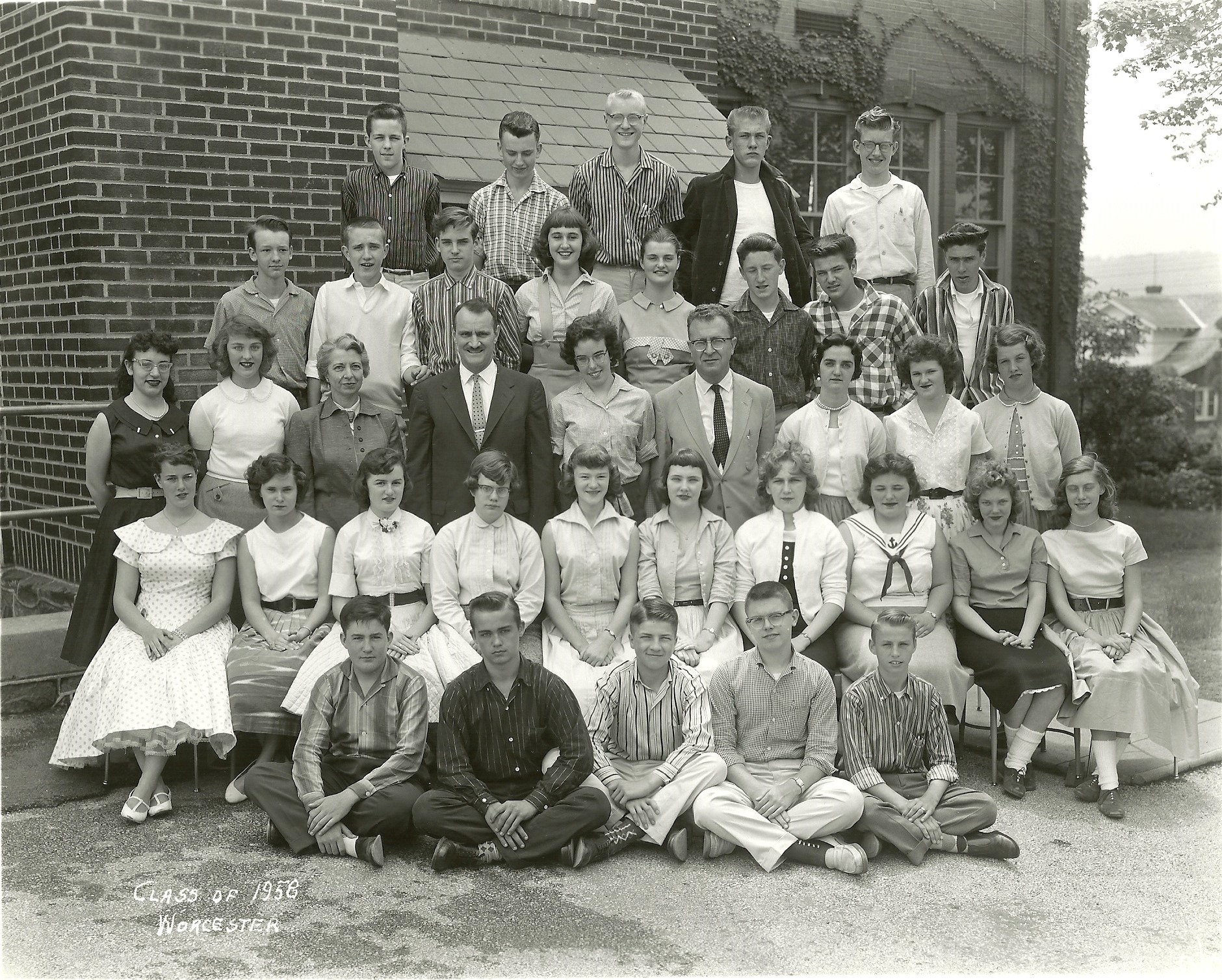 1958 Worcester School 9th Grade Class of 1958