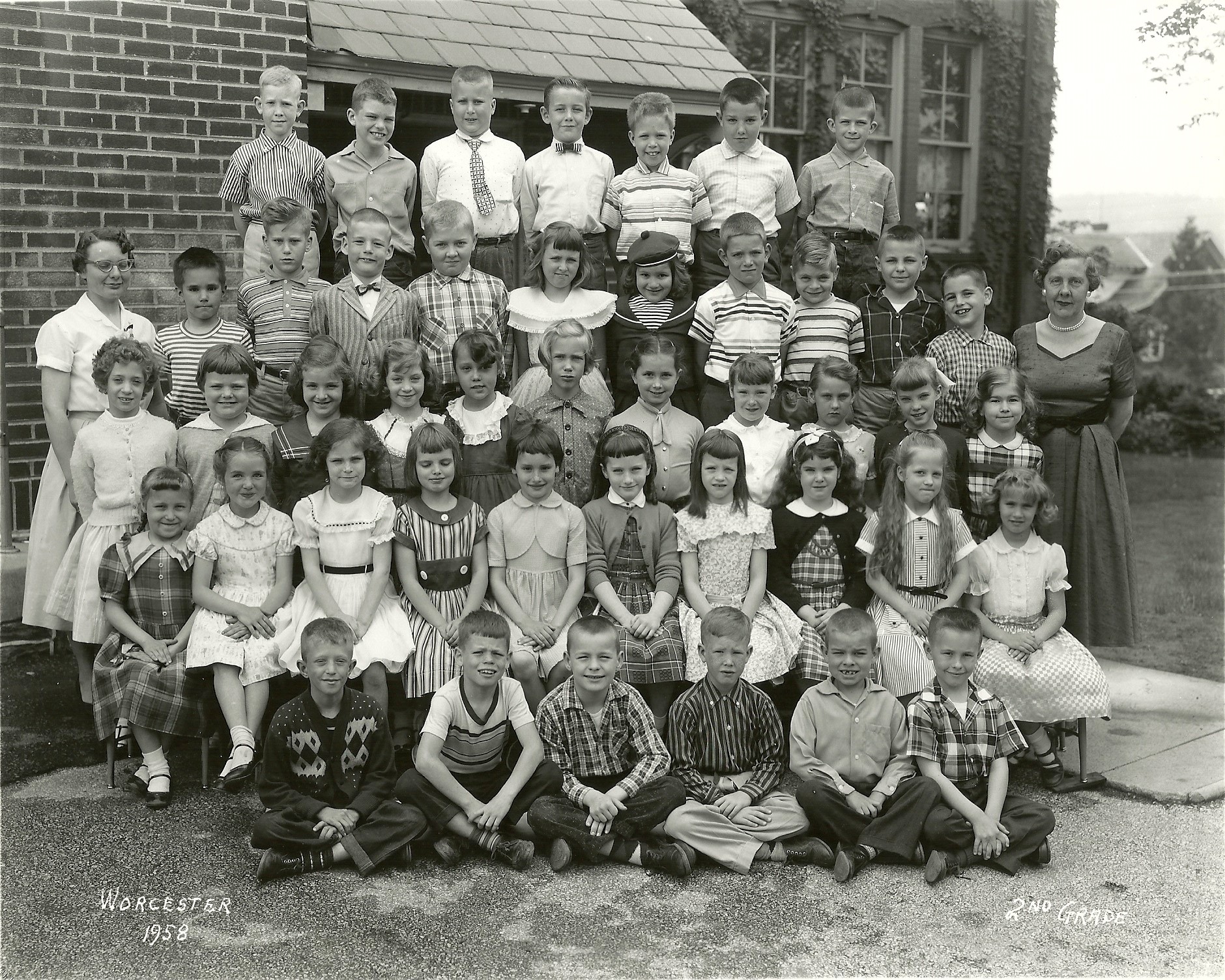 1958 Worcester School 2nd Grade  all unidentified except