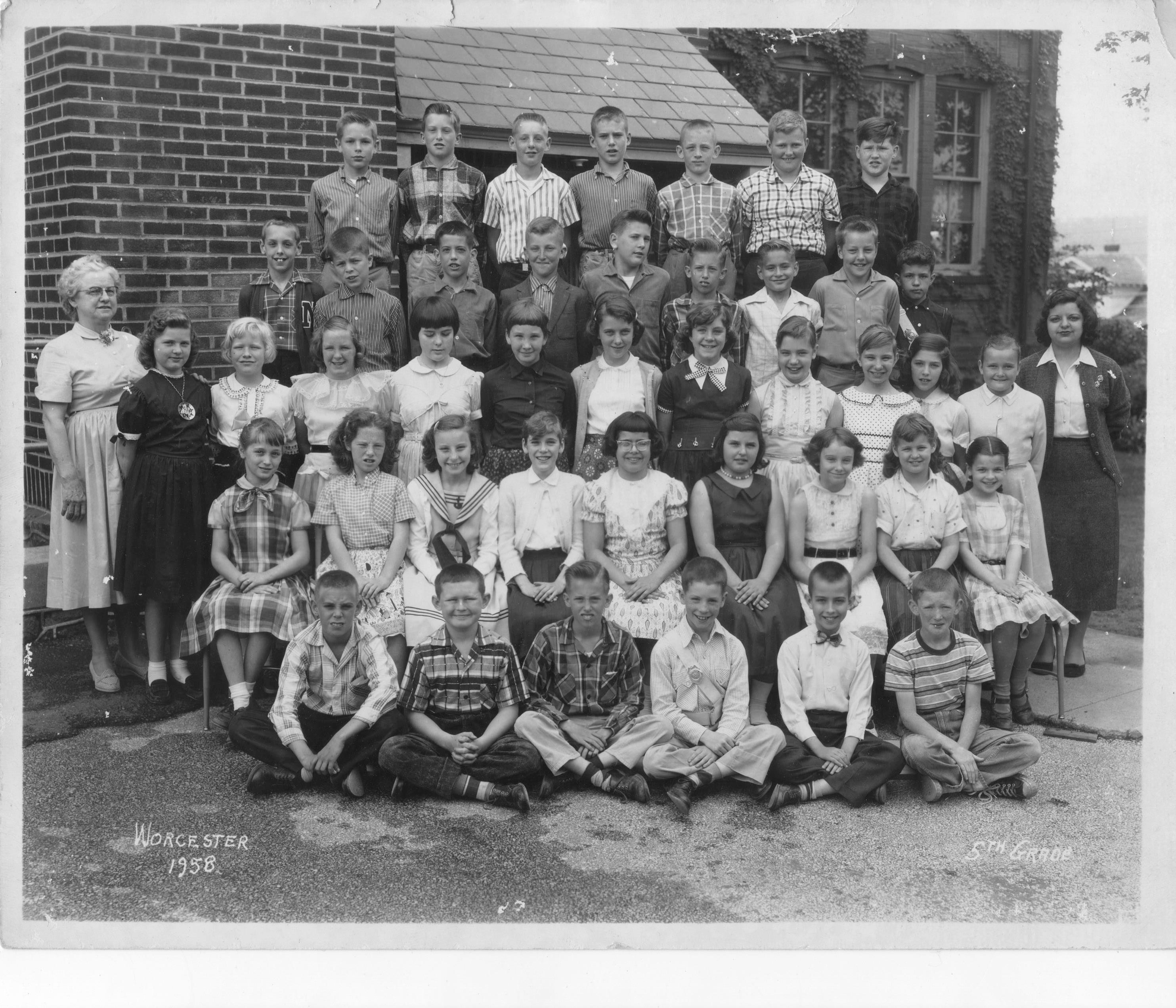 1958 Worcester School 5th Grade