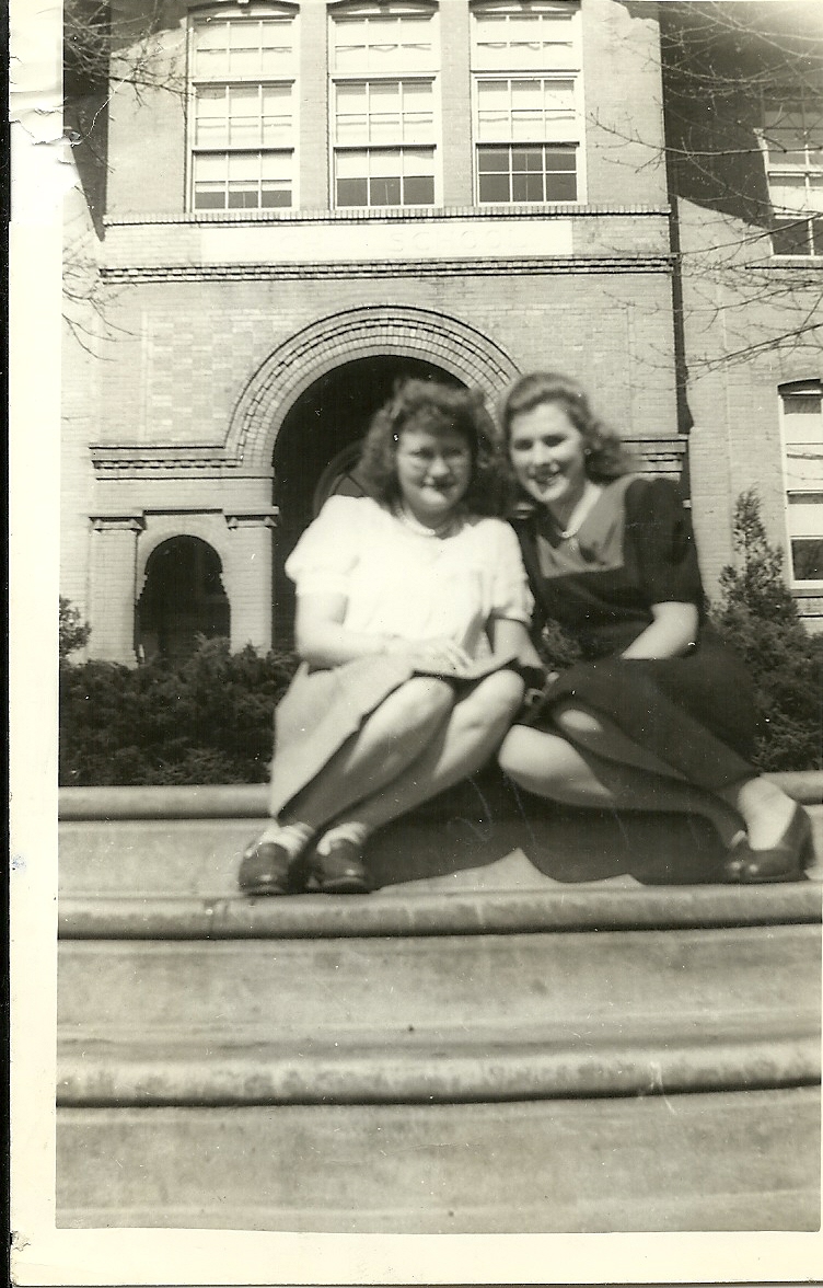 Ellen Brey & Dot Brandis, Worcester School 1940's