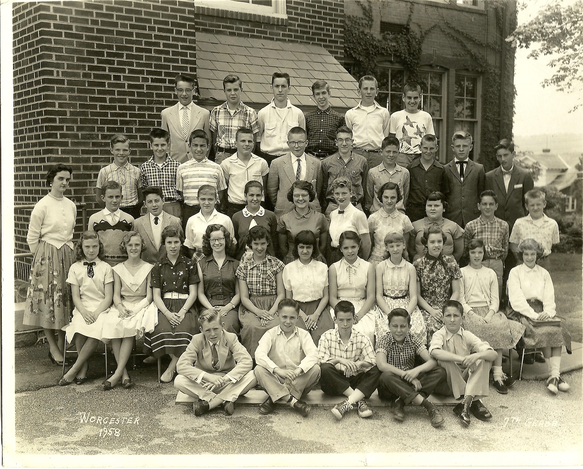 1958 Worcester School 7th Grade