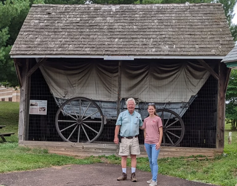 New Roof on the Conestoga Wagon Shed