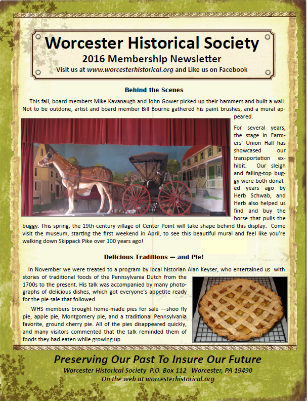 2016 Newsletter