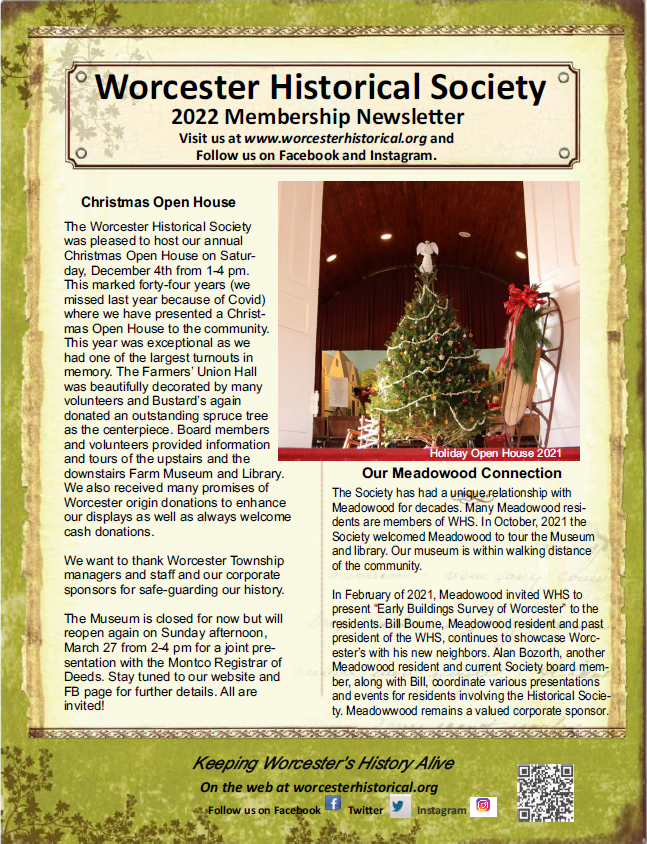 2022 Newsletter